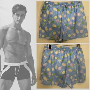 iFive Swim Trunks XS 28-34" waist 4" inseam Gently worn 100% recycled polyester